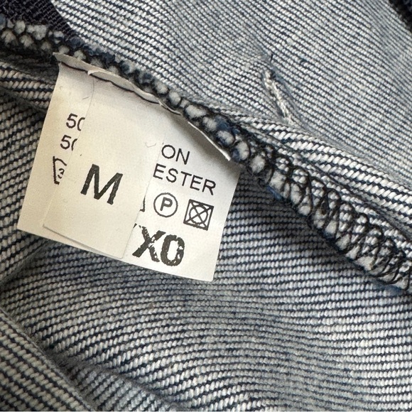 Teyxo Denim Panel Corset Dress M | Gothic Fit & Flare - Picture 5 of 7